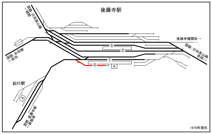 行先板】JR九州 ワンマン 田川後藤寺 (日田行に接続) / ワンマン 田川